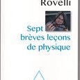 Page de couverture Carlo Rovelli